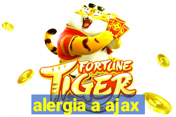 alergia a ajax